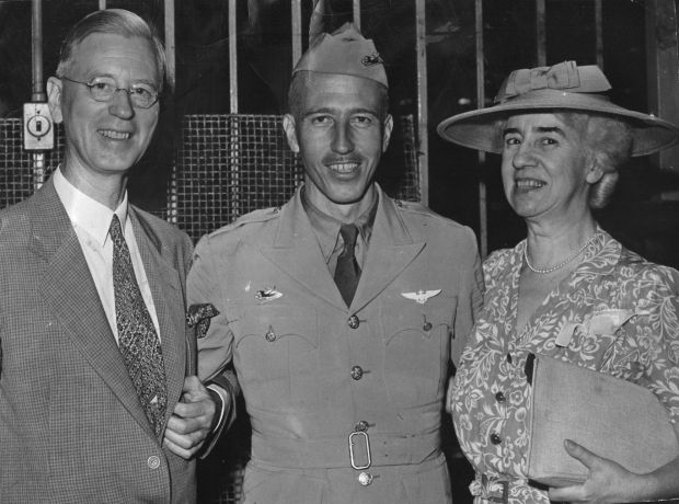 James H. Howard and parents